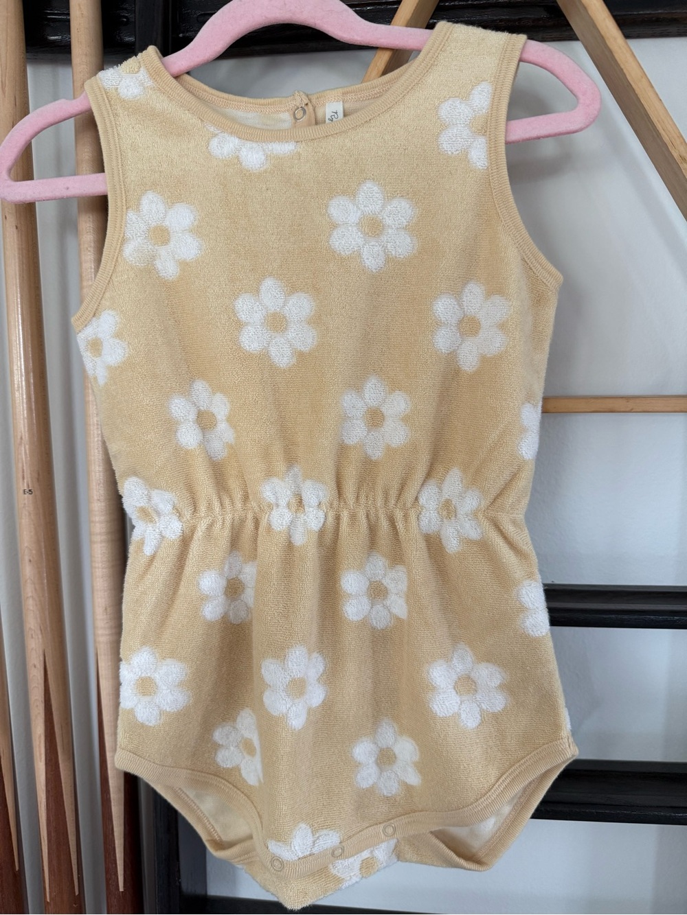 Rylee + Cru Cream Floral Knit One-Piece Bodysuit